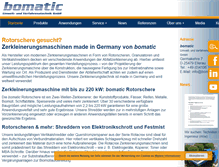 Tablet Screenshot of bomatic.de